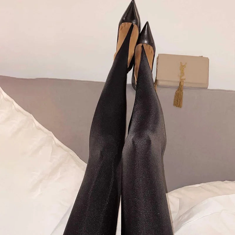 Women Glitter Skinny Club Leggings