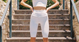 Women High Waist 3 Pocket Bike Shorts