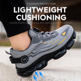 Men Rotating Button Safety Sneakers