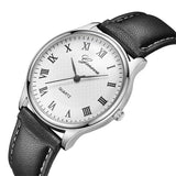 Men’s Luxury Quartz Leather Strap Watch