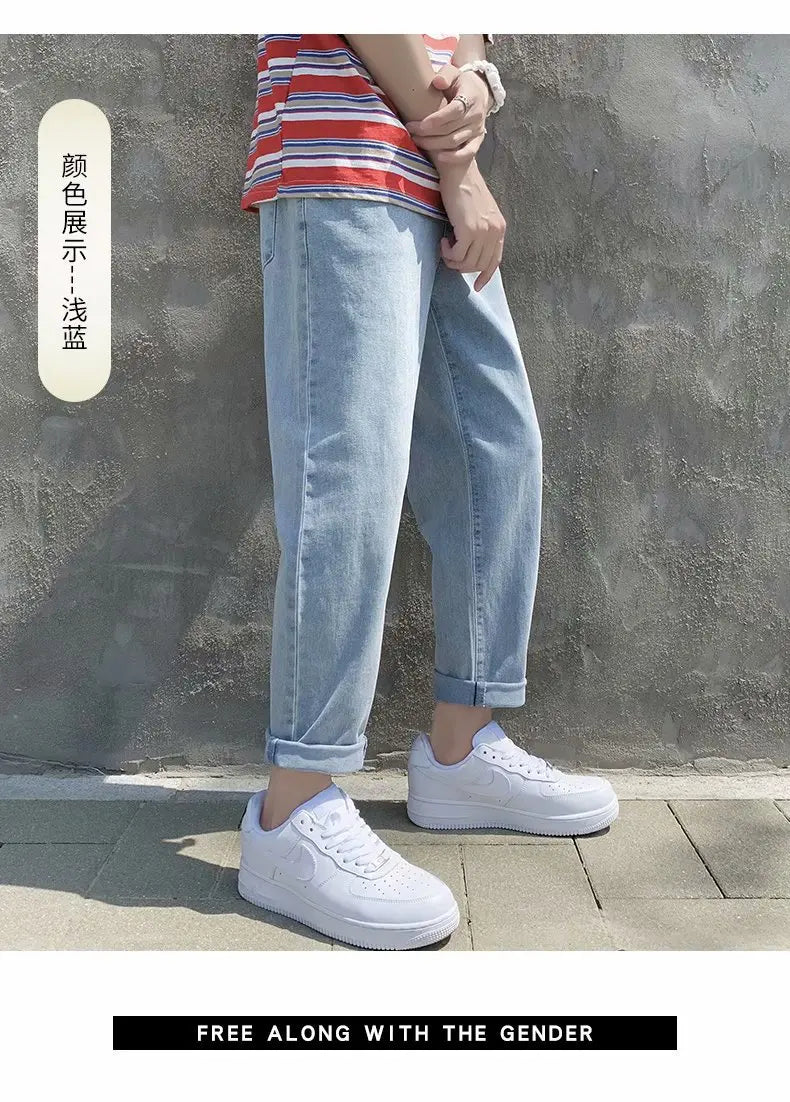 Men’s Simple Straight Denim Jeans