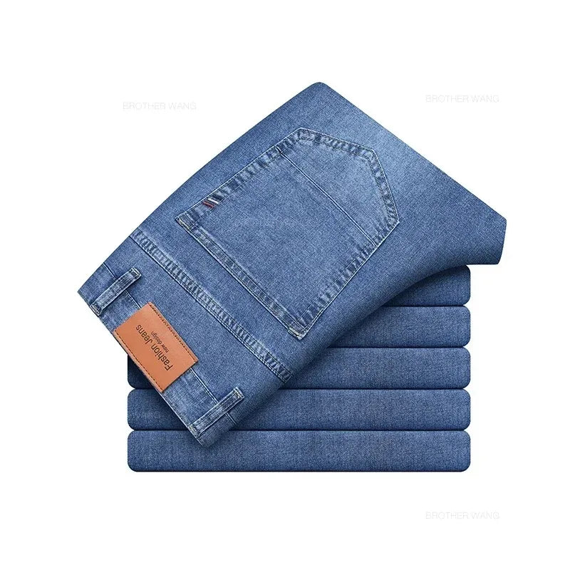 Men Grey Stretch Jeans