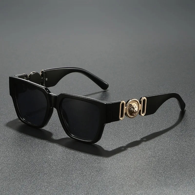 Signature Leopard Square Sunglasses