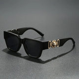 Signature Leopard Square Sunglasses