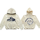 Retro Star Zipper Hoodie