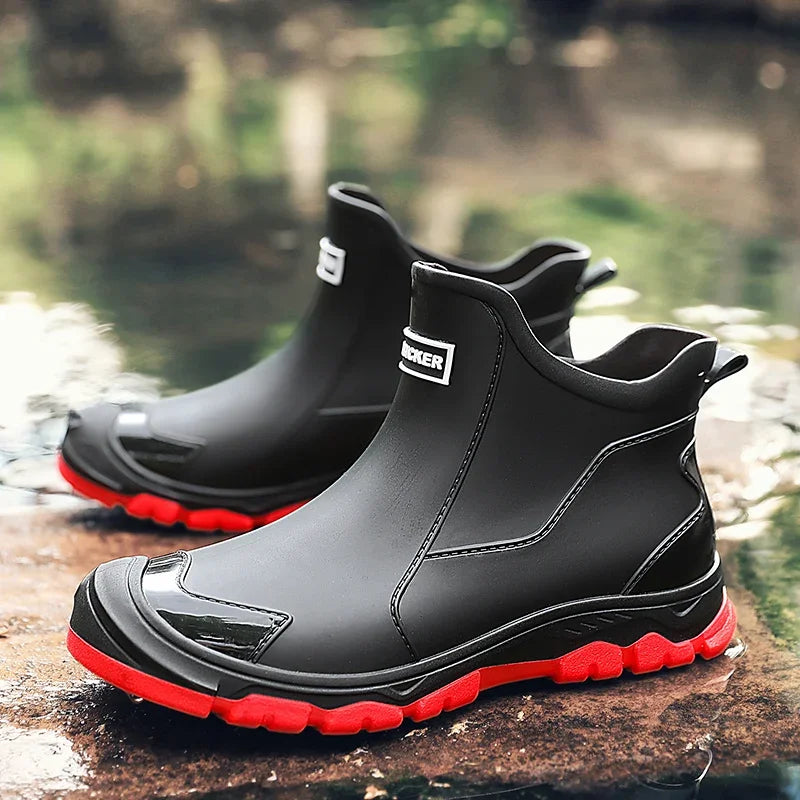 Men’s Casual Ankle Rain Boots 2025