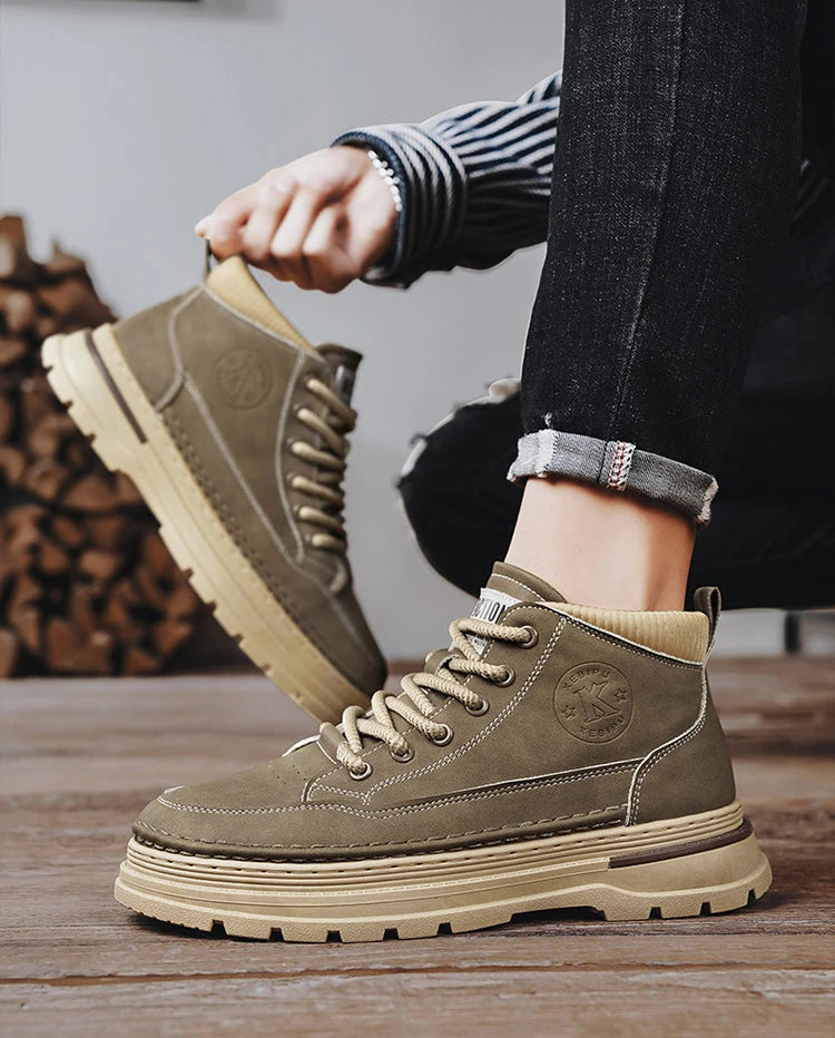 Fashion High-Top Casual Men’s Boots