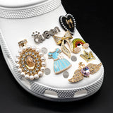 Women Metal Designer Shoe Charms Accessories