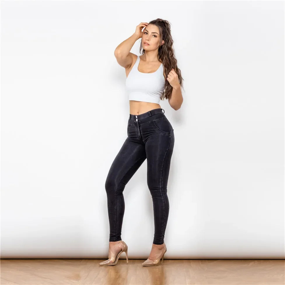 Women Butt Lift Stretch Skinny Jeans