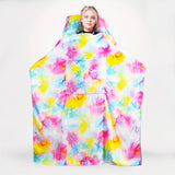 Comfortable Blue Flannel Blanket with Pillow