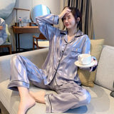 Women's Satin Pajama Set