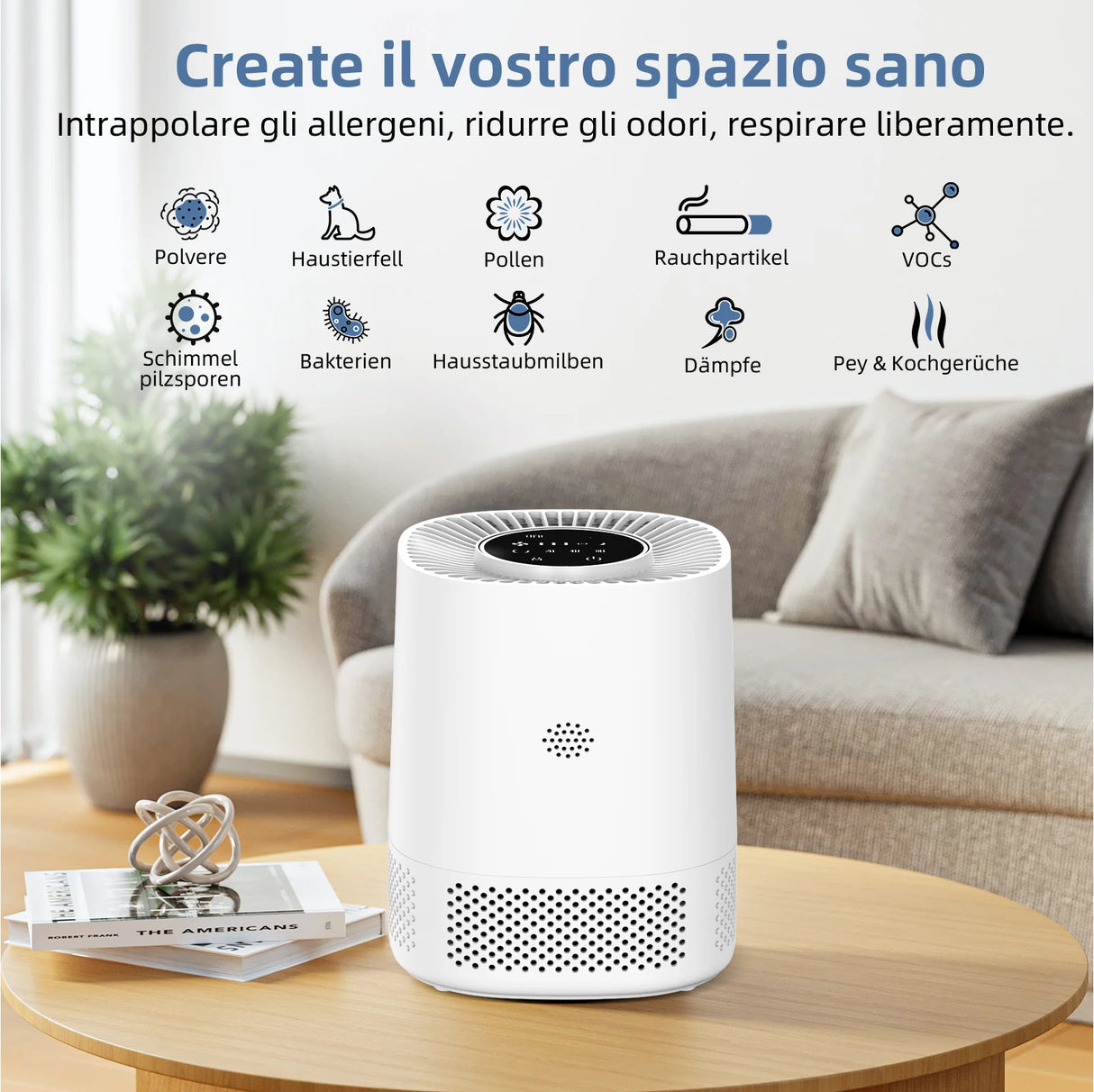 Indoor Air Quality Purifier Monitor
