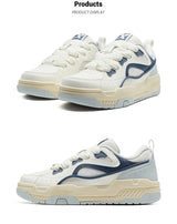 Xtep Men Thick Sole Skateboard Sneakers