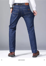 Men's Classic Black Jeans Plus Size