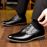 Men Large Size Derby Shoes