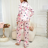 Women's Satin Pajama Set