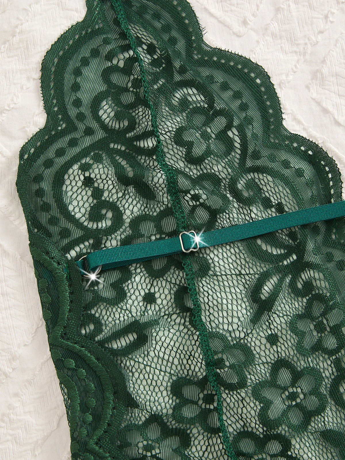 Plus Size Lace Bodysuit