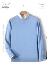 Men's Merino Wool Round Neck Sweater