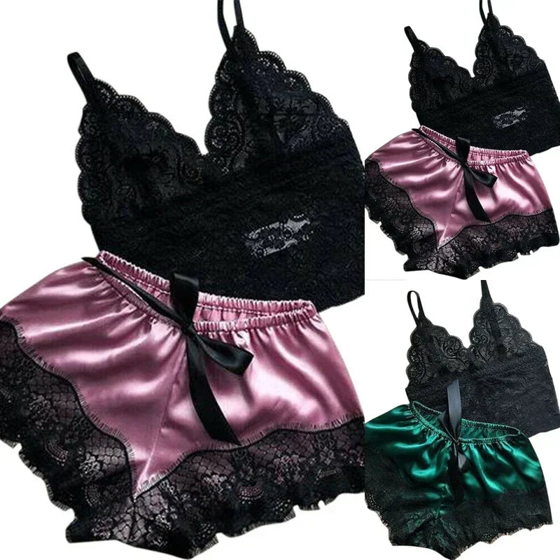 Bella Lace Babydoll Set