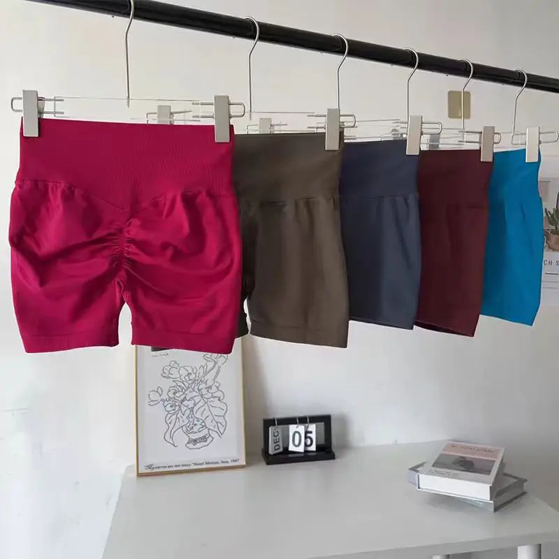 Women High-Waist Yoga Sports Shorts