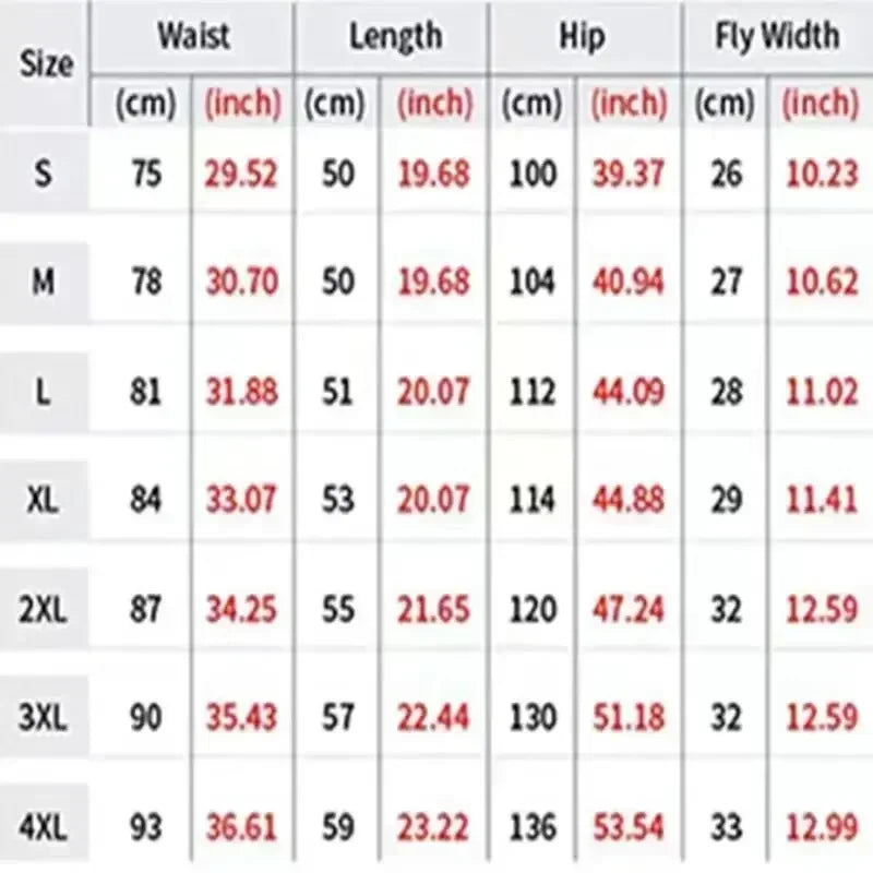 شورت رجالي بطبعة حروف مقاس كبير - تصميم ١٩٧٧