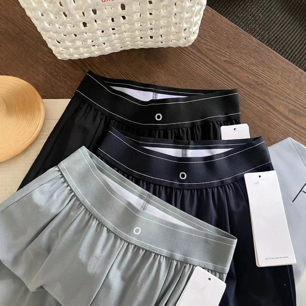 Women High-Waist Casual Street Trousers