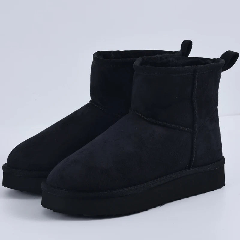 Evshine Memory Foam Ankle Boots – Waterproof Winter Snow Boots