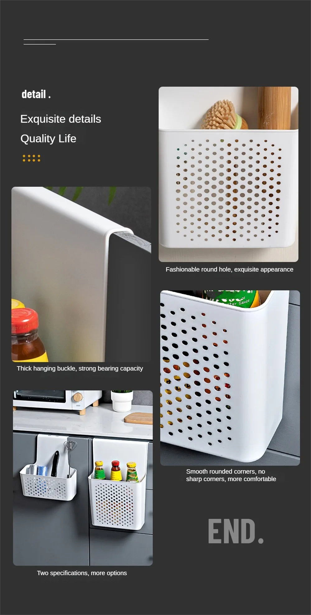 Hanging Kitchen Trash Can Bucket