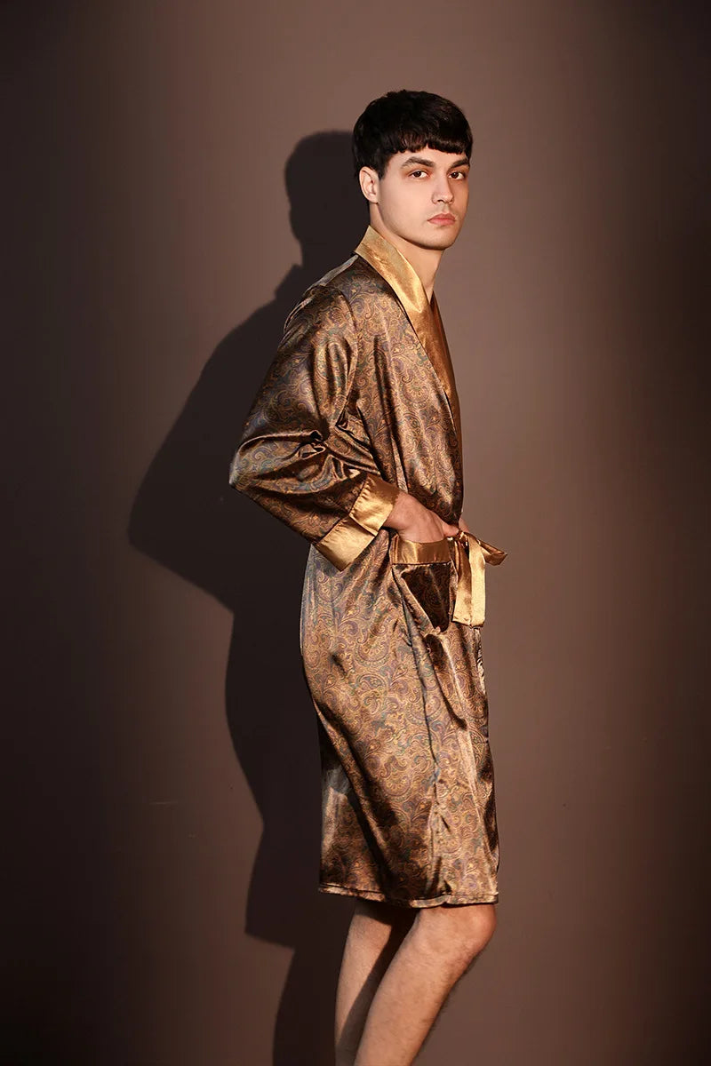 Elite Silk Lounge Robe