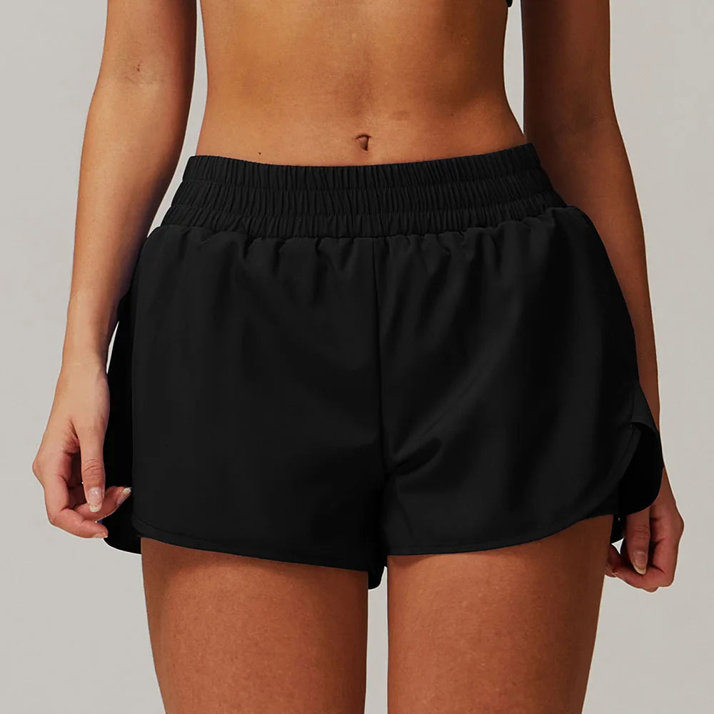 Women's Pocket Quick-Dry Yoga Shorts