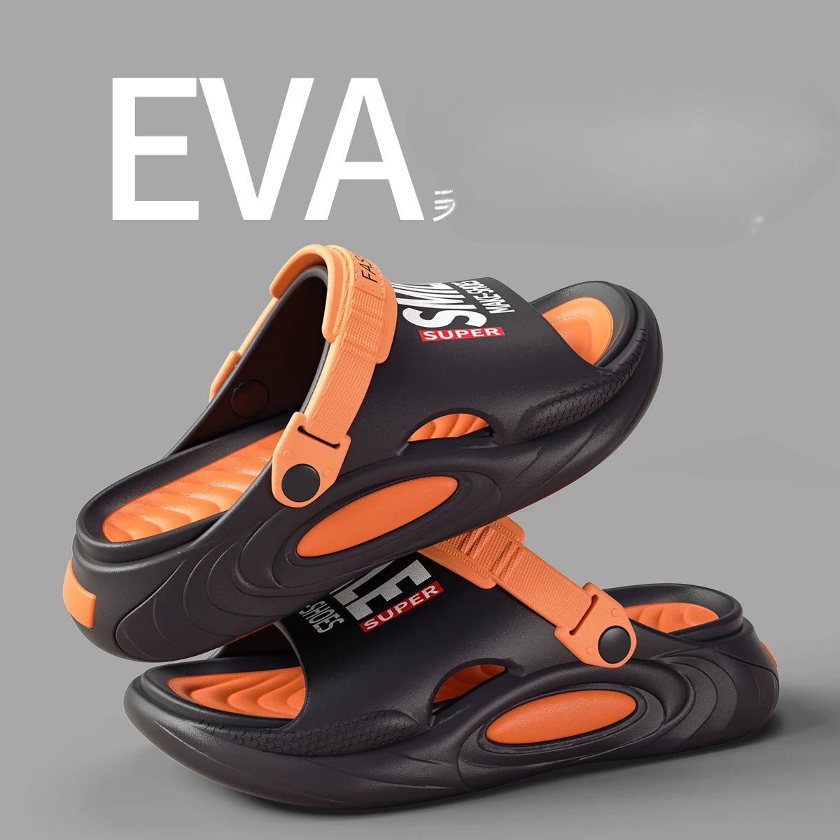 Unisex Thick Sole Pain Relief Shower Slippers