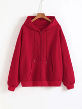 Women's Oversized Zip-Up Hoodie