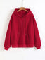Women's Oversized Zip-Up Hoodie