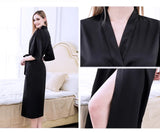 Luna Satin Belted Robe