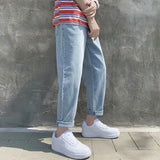 Men’s Simple Straight Denim Jeans