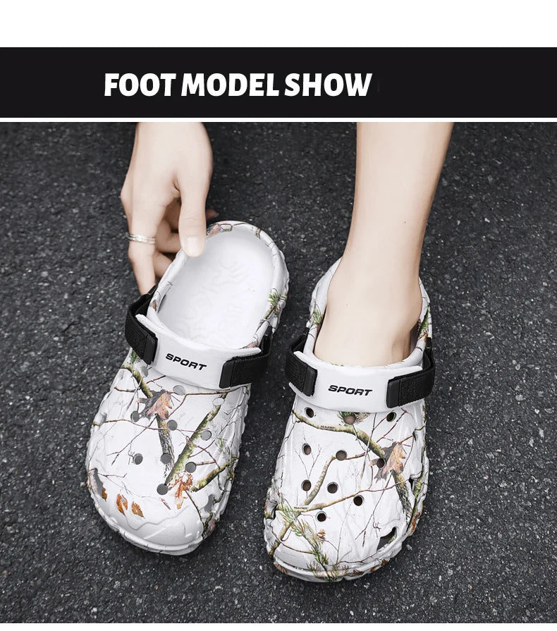 Men Summer Lightweight Garden Slippers