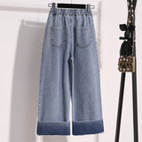 Women's Plus Size Wide Leg Jeans 2025