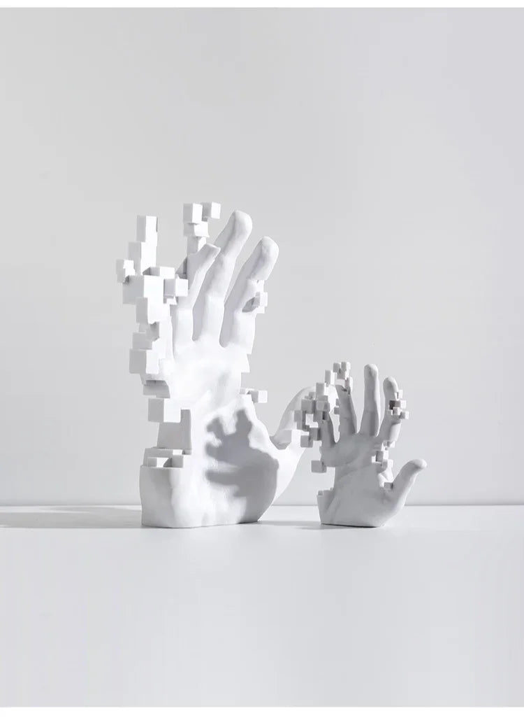 Abstract Palm Hand Sculpture Decor