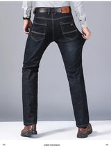 Men’s Classic Black Biker Jeans