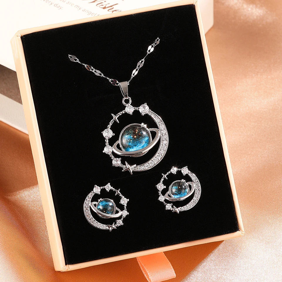 Luxury Zircon Jewelry Set for Women