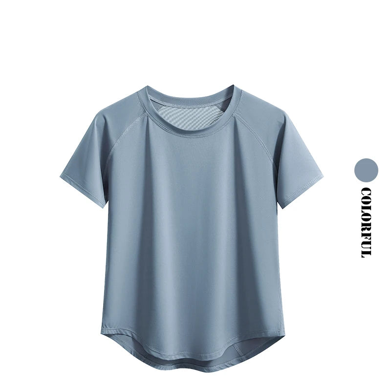 Women Quick Dry Short Sleeve Yoga T Shirt
