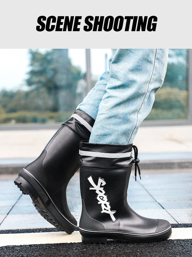 Couple Style Waterproof Rain Boots