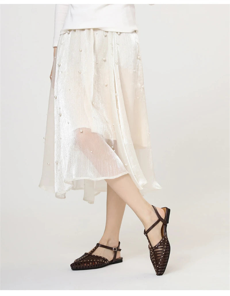 Women’s Pointed Toe Flat Roman Sandals