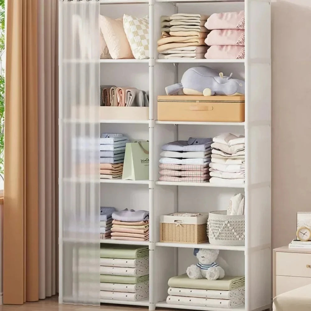 Space-Saving Closet Storage Rack