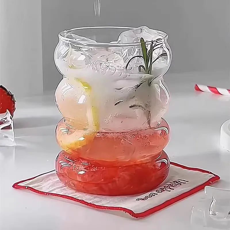 Corrugated Glass Cup