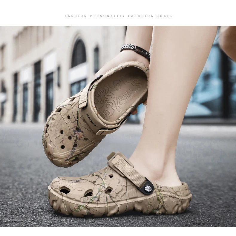 Men Summer Lightweight Garden Slippers