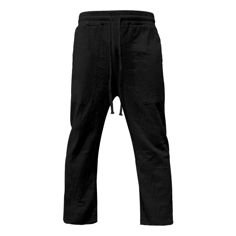 Men’s Cotton Linen Yoga Pants