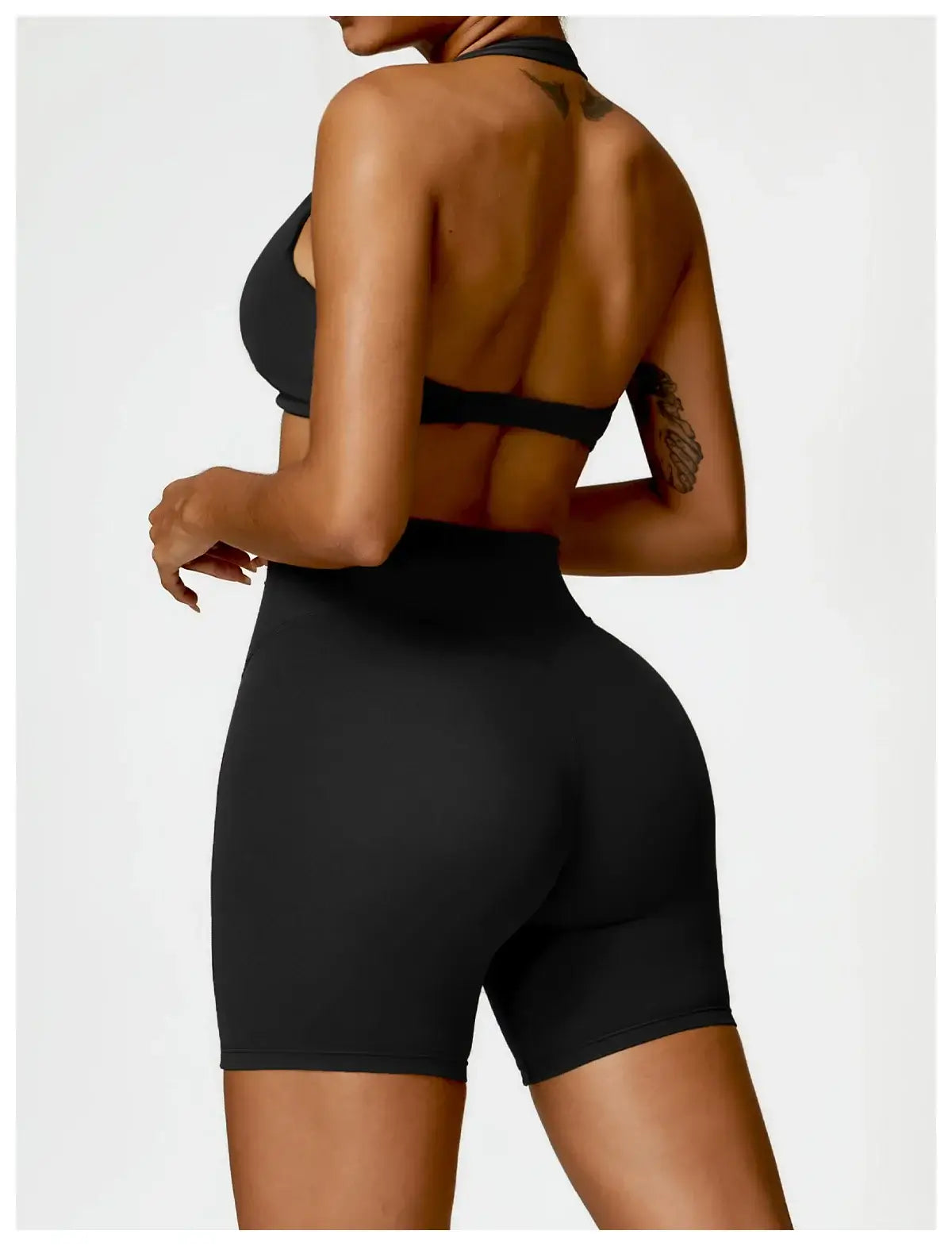Women High Waist Yoga Fitness Shorts
