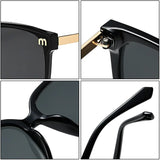 Luxury Square Mirror Sunglasses