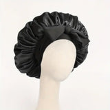 Adjustable Silk Satin Bonnet for Sleeping – Hair Protection